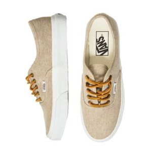 Vans Authentic Slim (washed, leather laces)